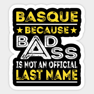 BASQUE Sticker